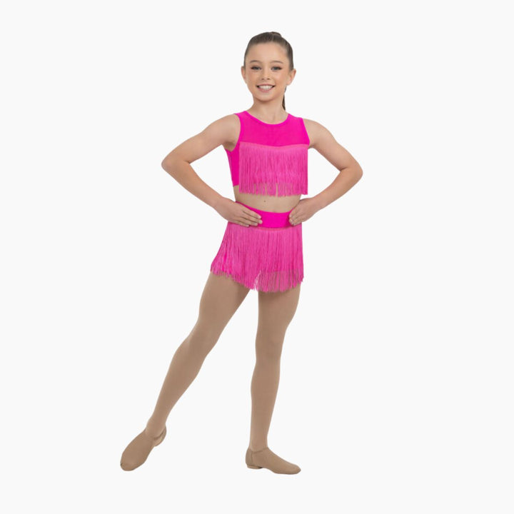 Studio 7 Dancewear Fringe Tassel Crop Top Children Sizes