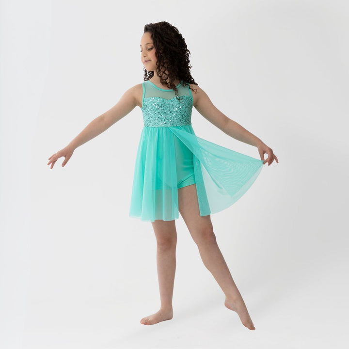 Studio 7 Dancewear Girls Josie Lyrical Sequin Dance Dress
