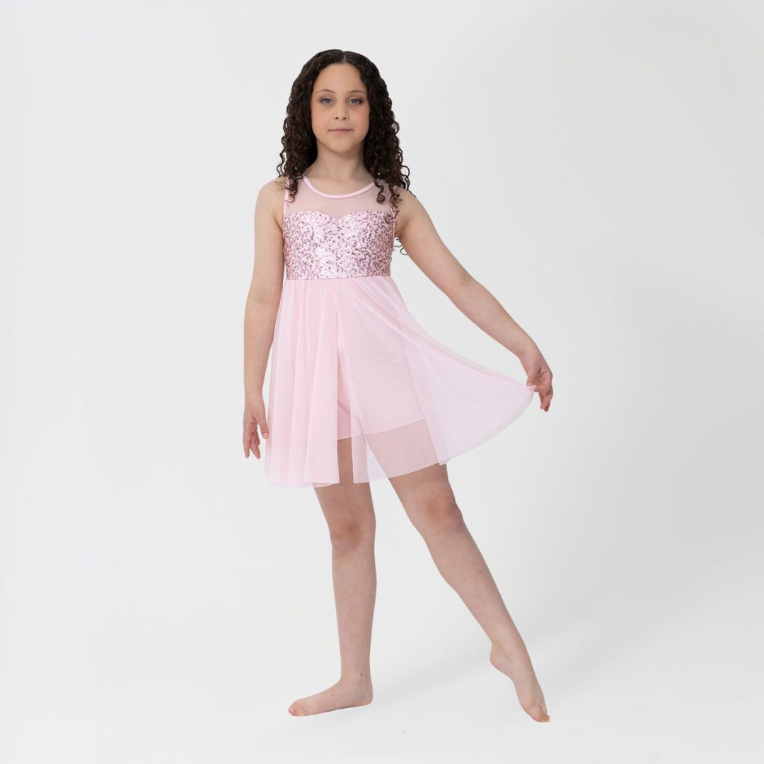 Studio 7 Dancewear Girls Josie Lyrical Sequin Dance Dress