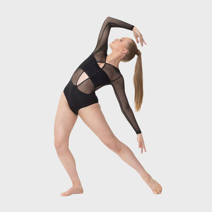 Studio 7 Dancewear Kylie Long Sleeve Mesh Girls Leotard