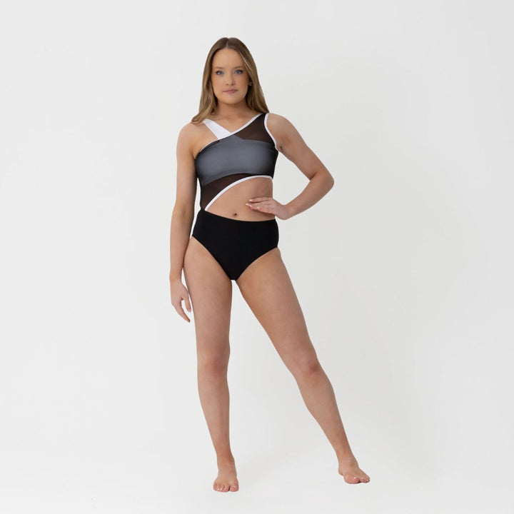 Studio 7 Dancewear Womens Lizzy Mesh Panel Cut-Out Leotard