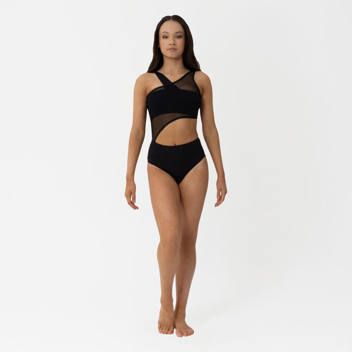 Studio 7 Dancewear Girls Lizzy Mesh Panel Cut-Out Leotard