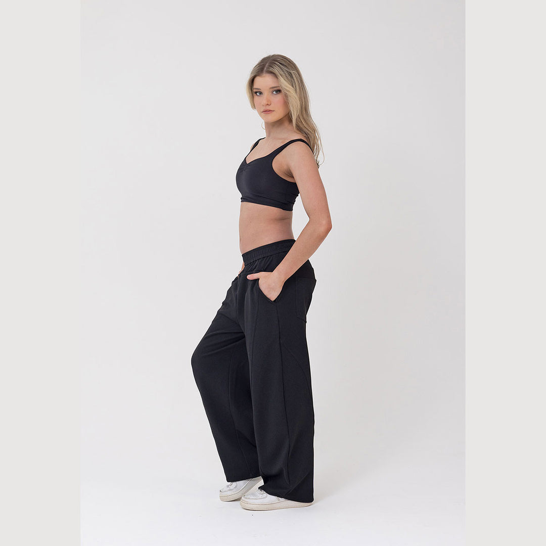Studio 7 Dancewear Locky Track Pant woman wearing Black