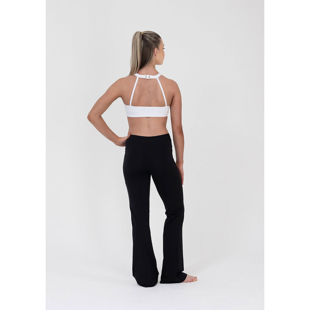 Studio 7 Dancewear Remi Girls Crop Top White back