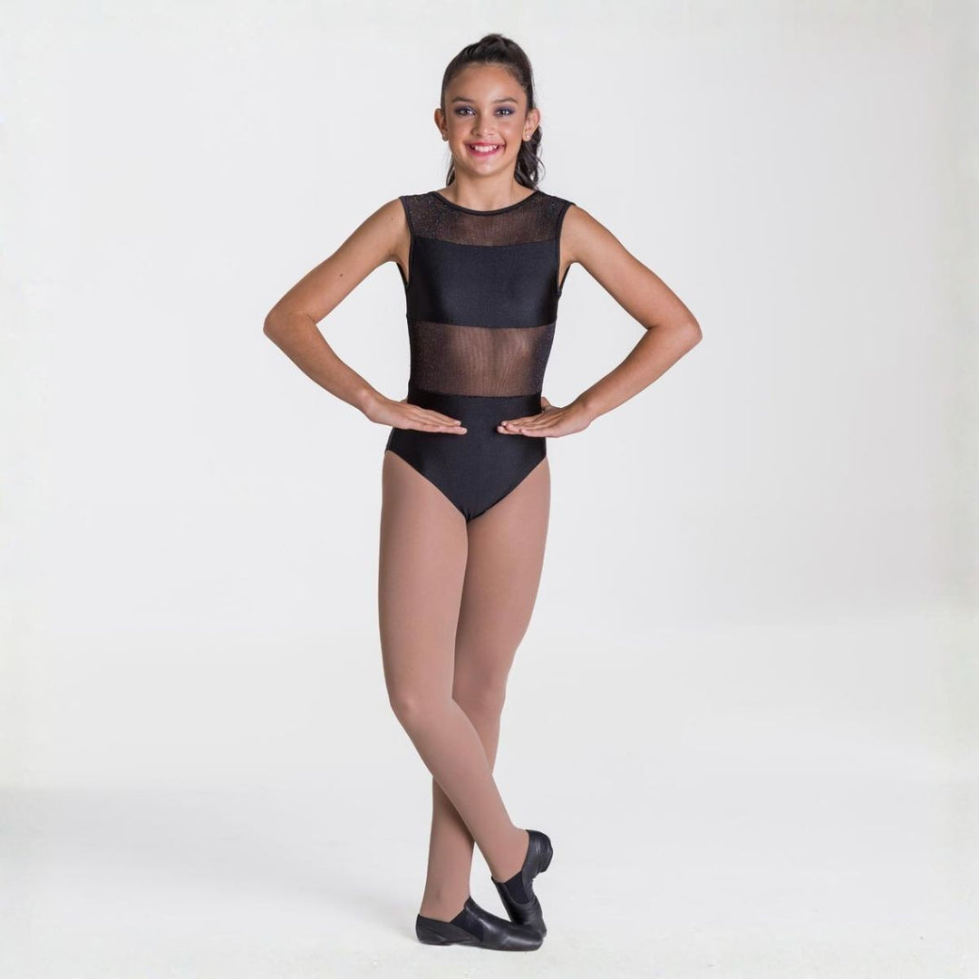 Studio 7 Dancewear Roxanne Leotard Mesh Panels Children Size