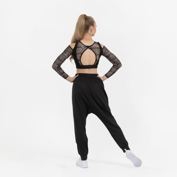 Studio 7 Dancewear Unisex Black Harem Pants Adult Sizes