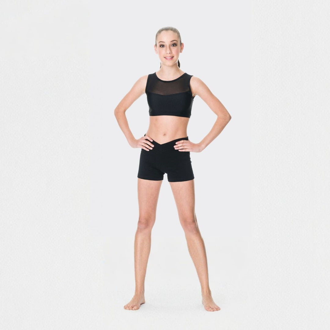 Studio 7 Dancewear V-Front Cotton Dance Short Adult Sizes