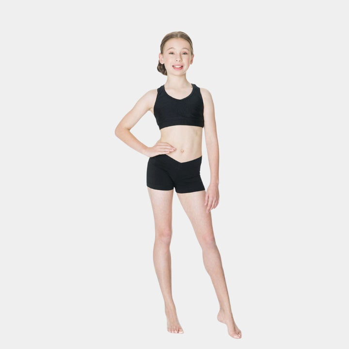 Studio 7 Dancewear V-Front Cotton Dance Shorts Children Size