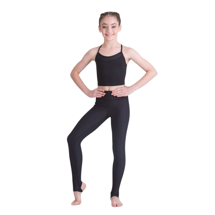 Studio 7 Women Kara Split Back Dance Crop Top