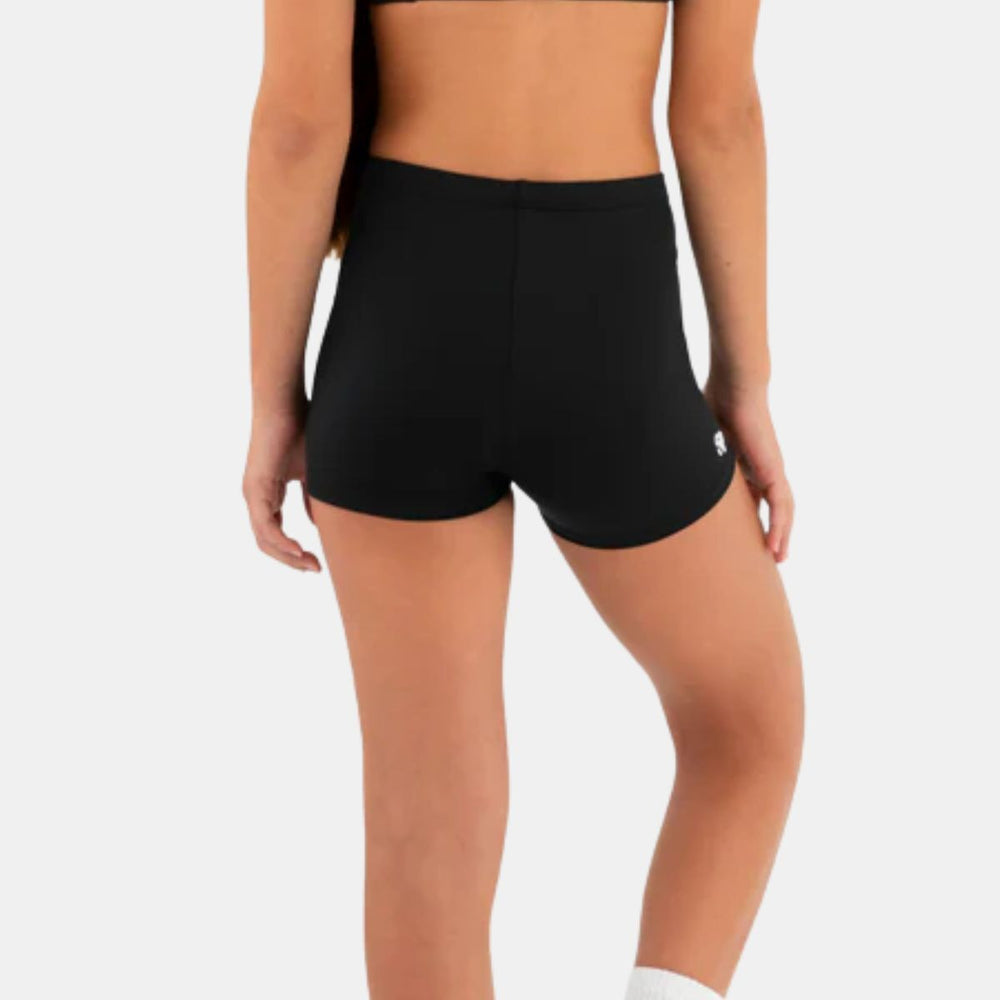 Sylvia P Black Lycra Gymnastics & Dance Short Children Sizes